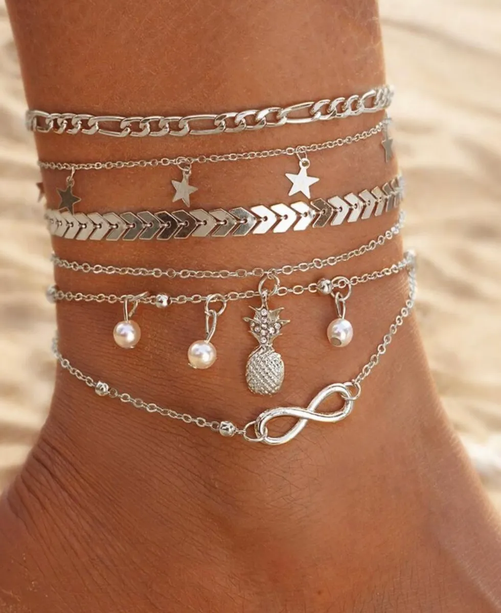 5 pcs anklet